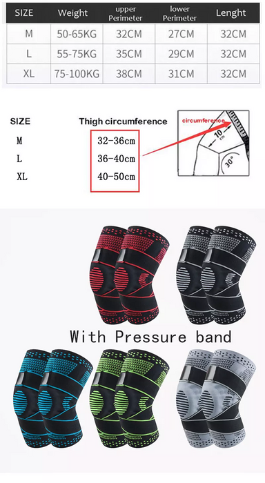 Bandage silicon Knit Kneepad - Home Traders Sources