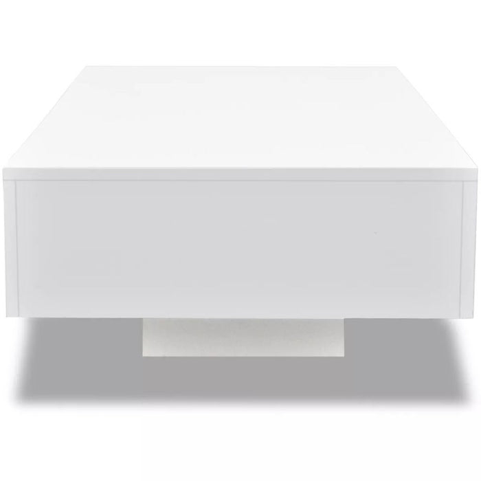 Coffee Table High Gloss White - Home Traders Sources