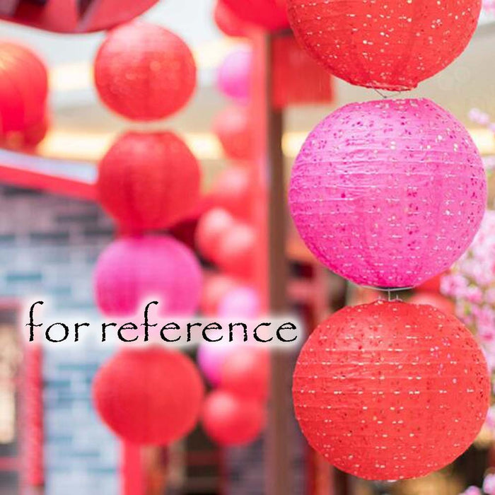 5 Pcs 8" Pink Chinese Style Paper Lantern Hollow-out Decorative Hanging Lanterns for Wedding Party Christmas - Home Traders Sources