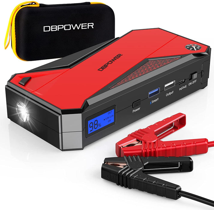 DBPOWER Car Jump Starter, 1600A Peak 18000mAh - Home Traders Sources