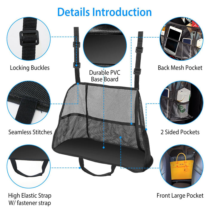 Car Storage Netting Pouch Mesh Organizers Bag - Home Traders Sources