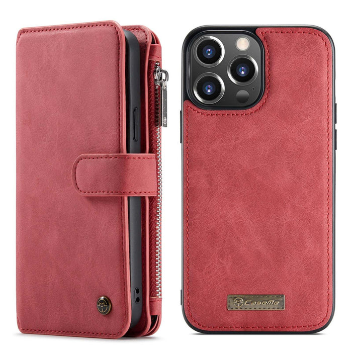 Premium Magnetic Wallet Flip Case for iPhone