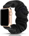 Elastic Scrunchie Apple Watch Band - Black - Home Traders Sources