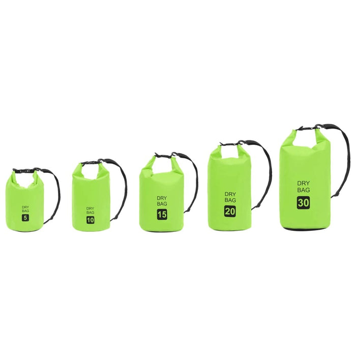 Dry Bag Green 7.9 gal PVC - Home Traders Sources