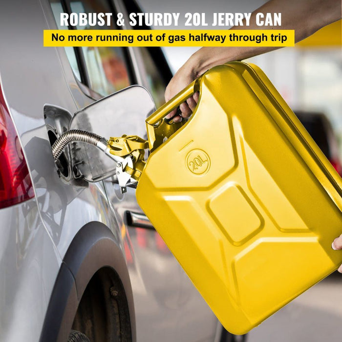 5.3 Gal / 20L Portable American Jerry Can Petrol Diesel Storage Can - Home Traders Sources