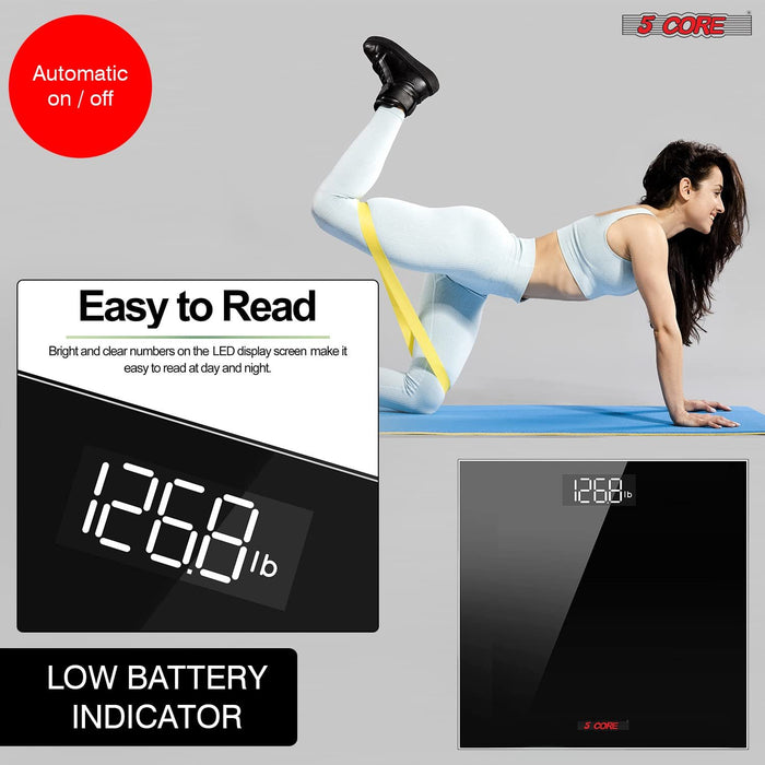 Digital Scale for Body Weight, Precision Bathroom Weighing Bath Scale - Home Traders Sources