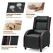 Massage Gaming Recliner Chair with Headrest and Adjustable Backrest - Home Traders Sources