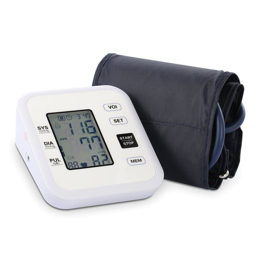 Arm Blood Pressure Monitor with Adjustable Cuff (8.7in-12.6in) Irregular Heartbeat Detector - Home Traders Sources