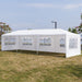 Heavy Duty Canopy Event Tent-10'x30' Outdoor White Gazebo Party Wedding Tent, - Home Traders Sources