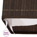 Bamboo Laundry Bin Rectangular Dark Brown - Home Traders Sources