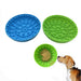 Pet Dog Slow Bowl Feeder Bowls with Suction Cup, Interactive for Boredom Anxiety Reduction - Home Traders Sources