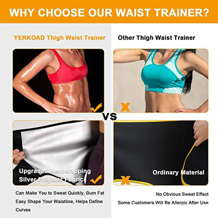 3 in 1 Waist Trimmers for Women Workout Sweat Waist Trainer Body Shaper - Home Traders Sources