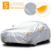 5 Layer Outdoor Car Cover Cotton Lining Breathable Waterproof - Home Traders Sources