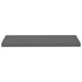 Floating Wall Shelves 4 pcs High Gloss Gray 31.5"x9.3"x1.5" MDF - Home Traders Sources