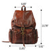 Women Girls Leather Backpack Shoulder School Shoulder Satchel HandBag Travel - Home Traders Sources