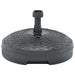 Umbrella Base Sand/Water Filled 5.3 gal Anthracite Plastic - Home Traders Sources