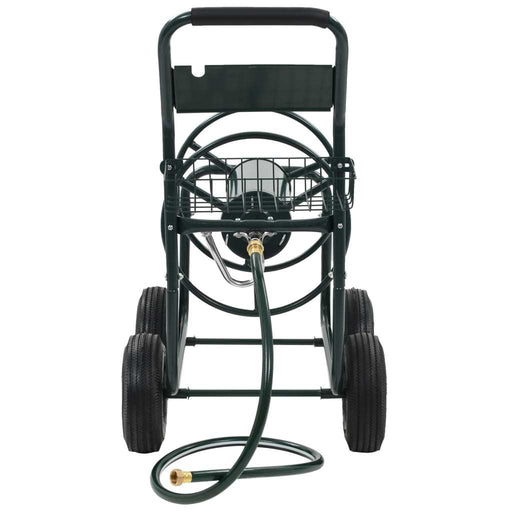 Garden Hose Trolley with 1/2" Hose Connector 246ft Steel - Home Traders Sources